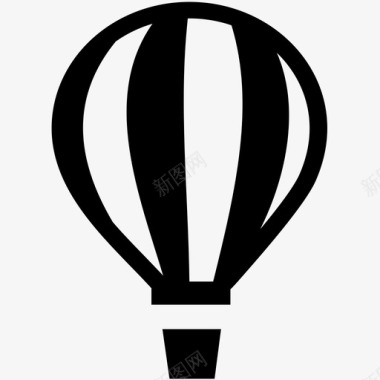 热气球设计图标热气球图标