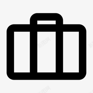 公文包手提箱商务图标图标
