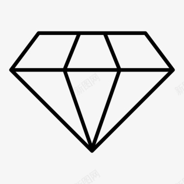 珠宝设计png免扣钻石宝石珠宝图标图标