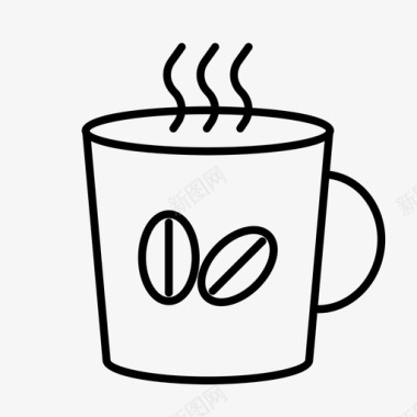咖啡煮咖啡咖啡杯图标图标