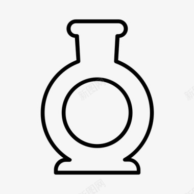 花瓶古希腊历史图标图标