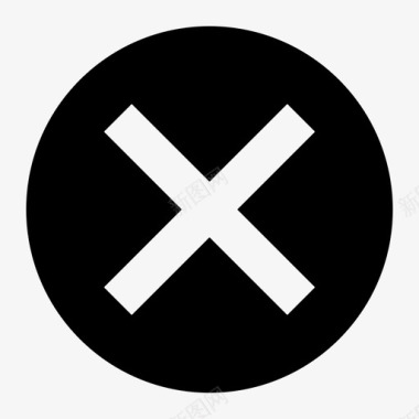 火焰圈素材圈 NO图标