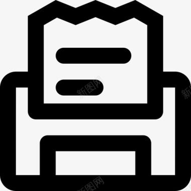 支票PNG打印机支票支票支付图标图标