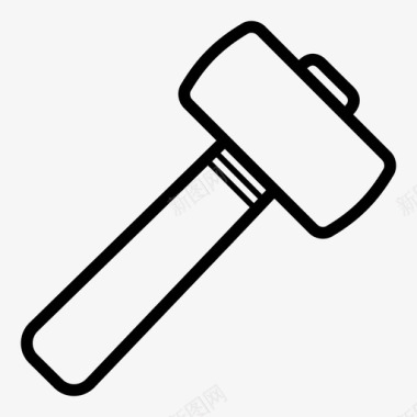 锤子修理工具图标图标