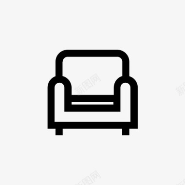 采购产品扶手椅家具座椅图标图标