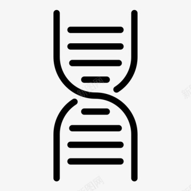 DNA海报DNA染色体DNA链图标图标