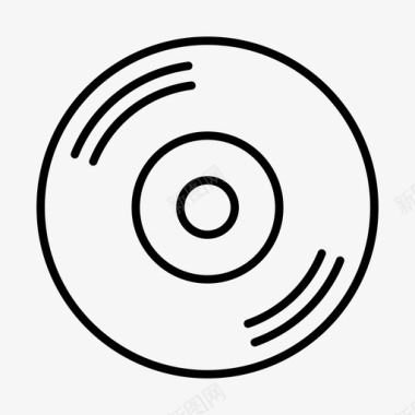 唱片音乐录音图标图标