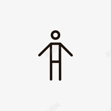 男人单身男人的轮廓图标图标