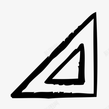 三角商务设备图标图标