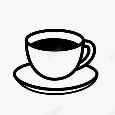 咖啡饮料一杯咖啡图标图标