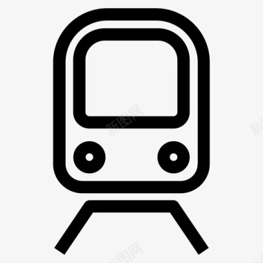 深圳地铁标识火车铁路地铁图标图标