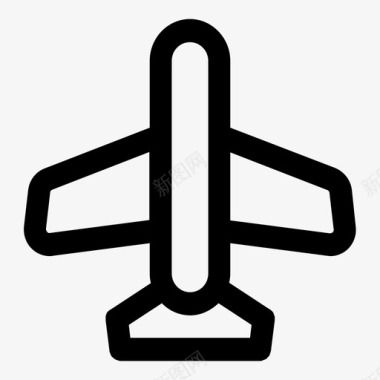 高科技客机飞机飞行客机图标图标