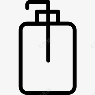 肥皂分配器化妆品洗手液图标图标