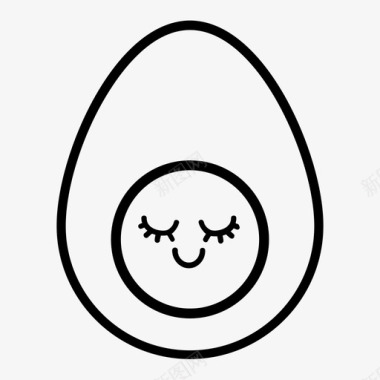漂亮蛋煮蛋内容图标图标