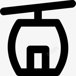 空中旅行升降椅空中升降机可拆卸图标高清图片