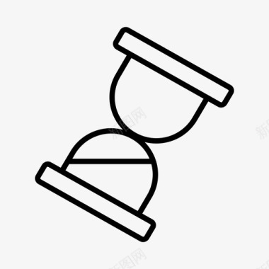 时间计时器沙漏等待沙漏时间计时器图标图标