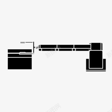 打造未来机械臂未来工业图标图标