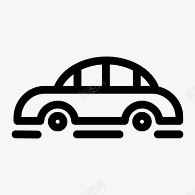 汽车轿车交通工具图标图标