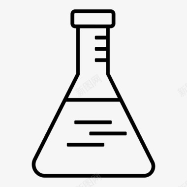 实验室设备埃伦迈耶烧瓶实验室设备实验室图标图标
