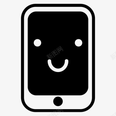 微笑智能手机安卓表情图标图标