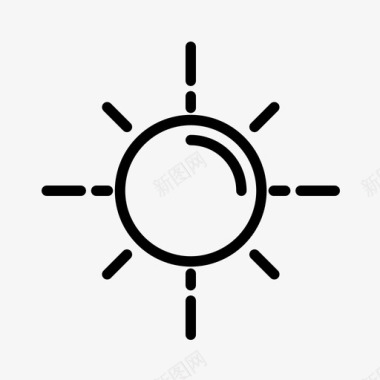 太阳白天中午图标图标
