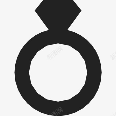 钻戒婚礼图标图标