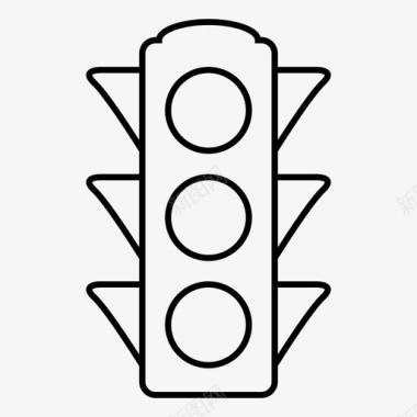 红绿灯行驶信号图标图标