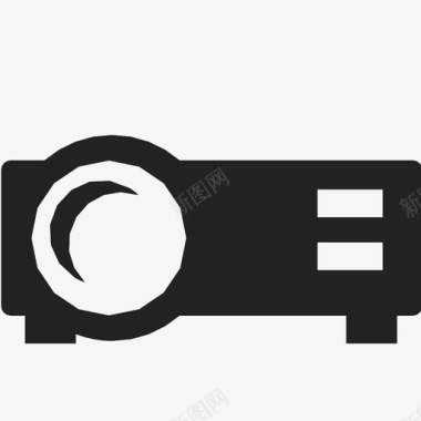 矢量电影放映机放映机电影图标图标