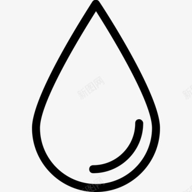 水滴液体油滴图标图标