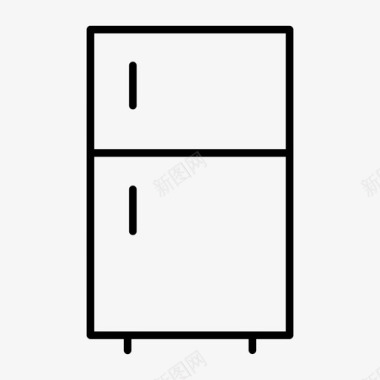 冰箱冷却器冰柜图标图标