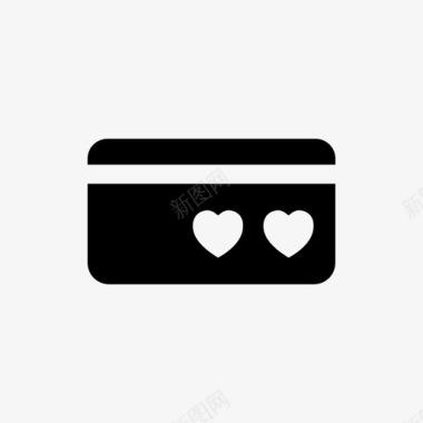 信用卡信用卡地址卡借记卡图标图标
