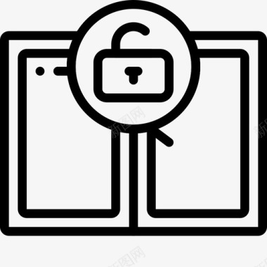 自动锁定windows未锁定家庭不安全图标图标