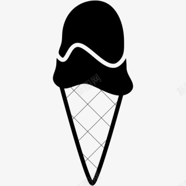 冰淇淋巧克力食物图标图标
