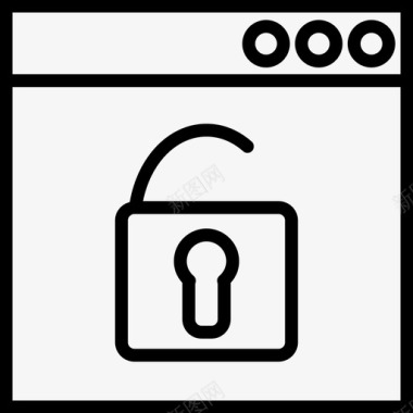 接口挂锁解锁中断不安全图标图标