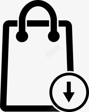 七折购买手袋向下手提包向下购买图标图标