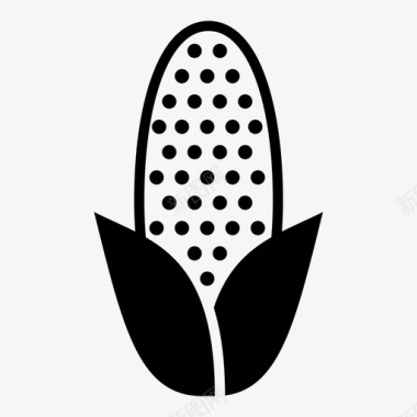 玉米农场食品图标图标