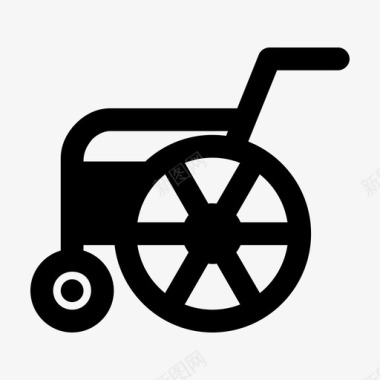医疗废物标志轮椅无障碍残疾图标图标