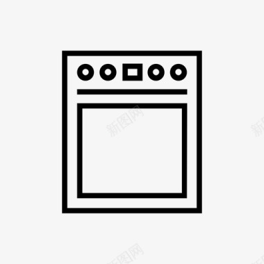 烤箱电器烘焙图标图标
