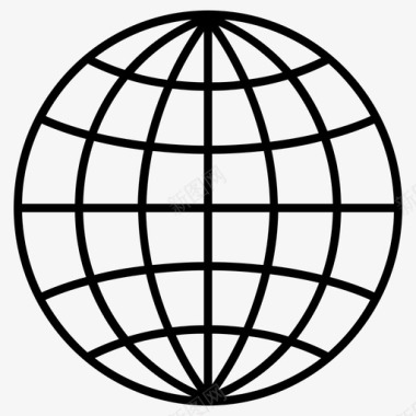 地球互联网网络图标图标