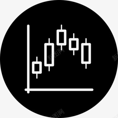 图形排列分析比特币区块图标图标