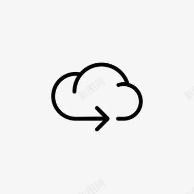 云传输云同步已连接数据图标图标