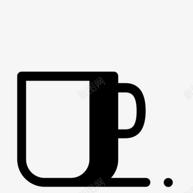 茶马克杯饮料热水图标图标