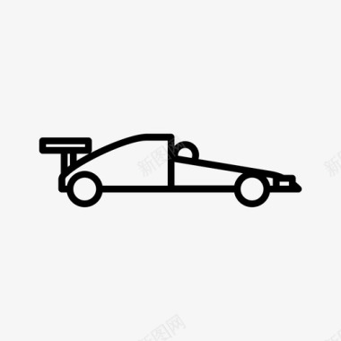 赛车一级方程式赛车运动图标图标