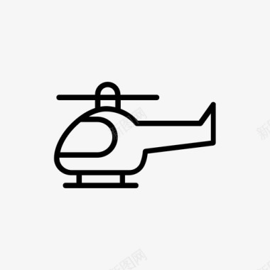 直升机图标图标