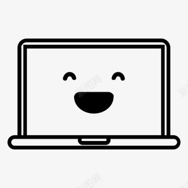 MACBOOKlaughing笔记本电脑emojihappy图标图标