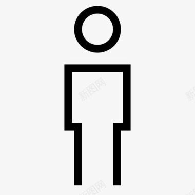 男厕所图标图标