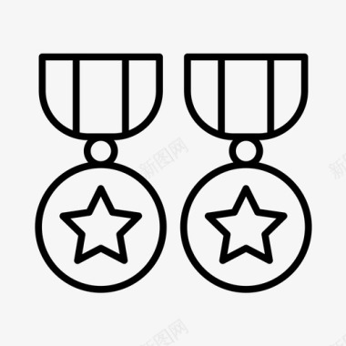 勋章成就空军图标图标