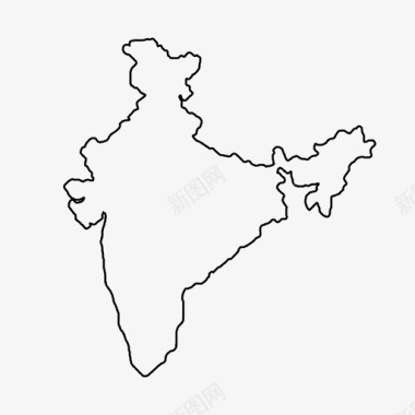 巴拉特亚洲印度图标图标