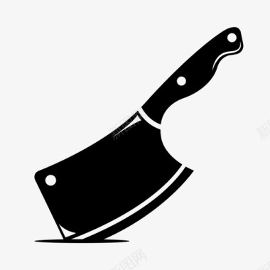 厨房用具切肉刀屠刀厨房图标图标