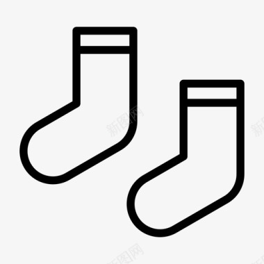 袜子袜子衣服干洗图标图标